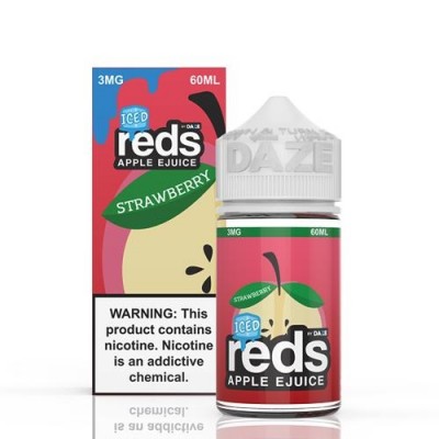 Reds Apple Strawberry Iced eJuice - 7 DAZE